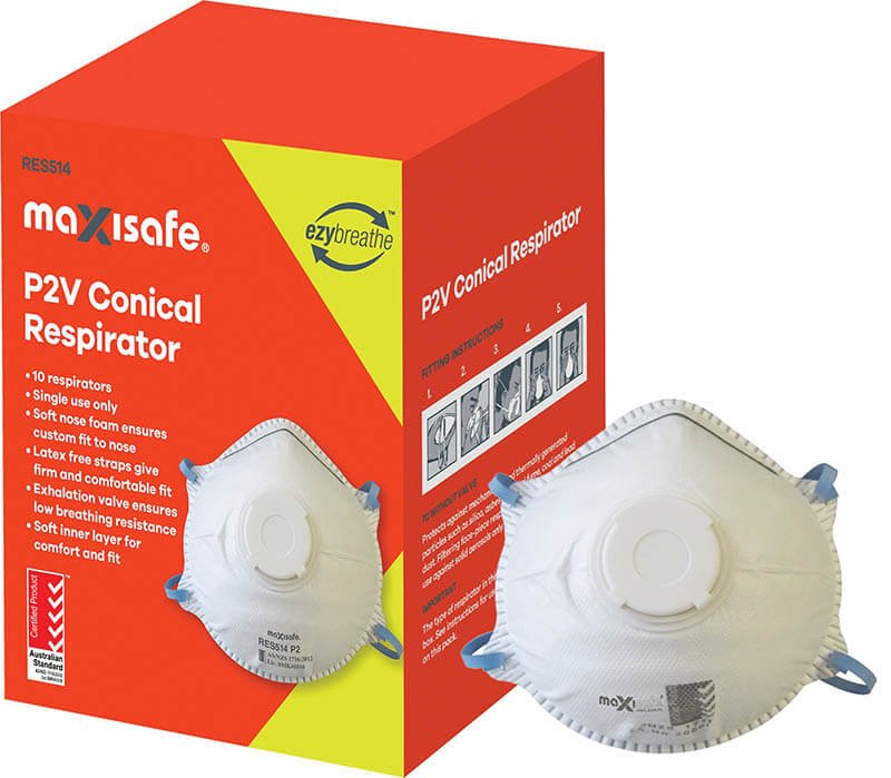 P2 Conical Respirator mask with valve